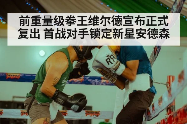 前重量级拳王维尔德宣布正式复出 首战对手锁定新星安德森